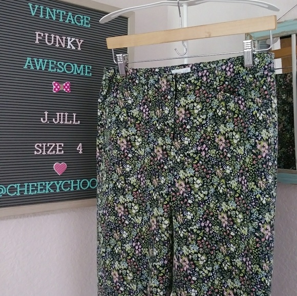 FINAL PRICE·LAST DAY J. Jill live in chino print - Picture 1 of 8